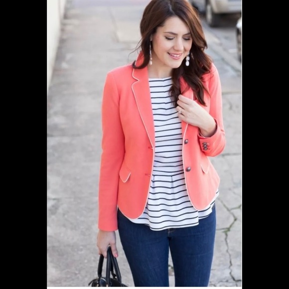 GAP Jackets & Blazers - GAP The Academy Blazer Coral size 10